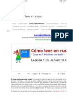 Curso Como Leer en Ruso 01.Php