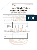CU-Ohio Statewide Poll Topline Report 11-1-2012 PDF