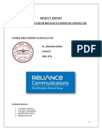 Project Report Financial Analysis of Reliance Communications LTD