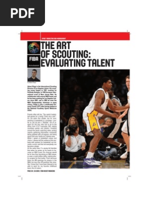 FIBA-The Art of Scouting by Adam Filippi with highlights by iBall United