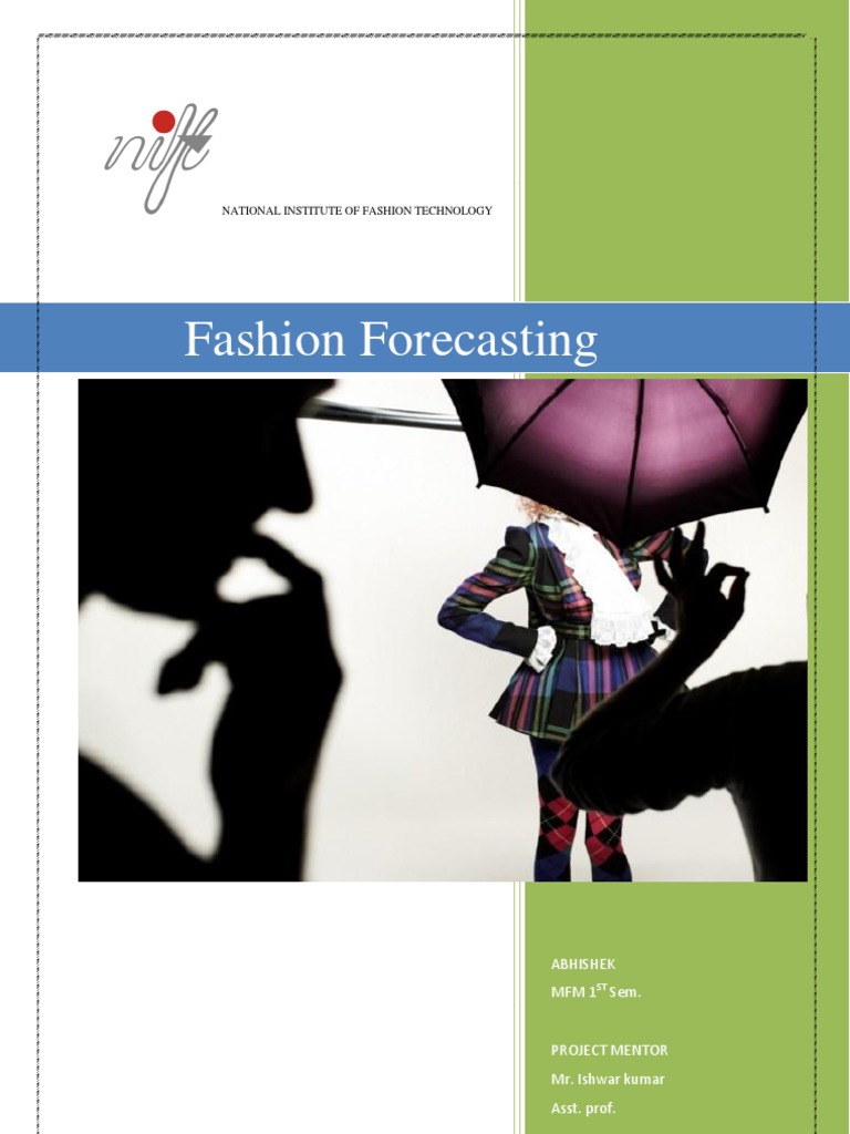Fashion Forecasting Project Overview | PDF
