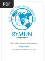 Study Guide Undp Rymun