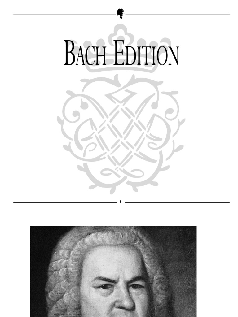 Complete Collection of The Works of Johann Sebastian Bach PDF
