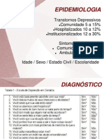 Depressão Diagnostico e Epidemiologia