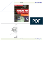 81959924 AutoCAD VBA Programming Tools and Techniques