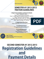 NCPAG SG Second Semester Registration Guidelines