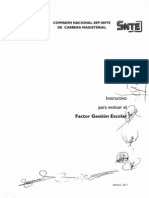 Instructivo Factor Gestion Escolar-2011