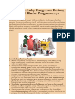 Waspada Terhadap Penggunaan Kantong Plastik