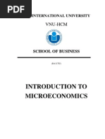 Introduction To Microeconomics