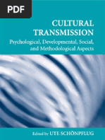 Culture and Psychology