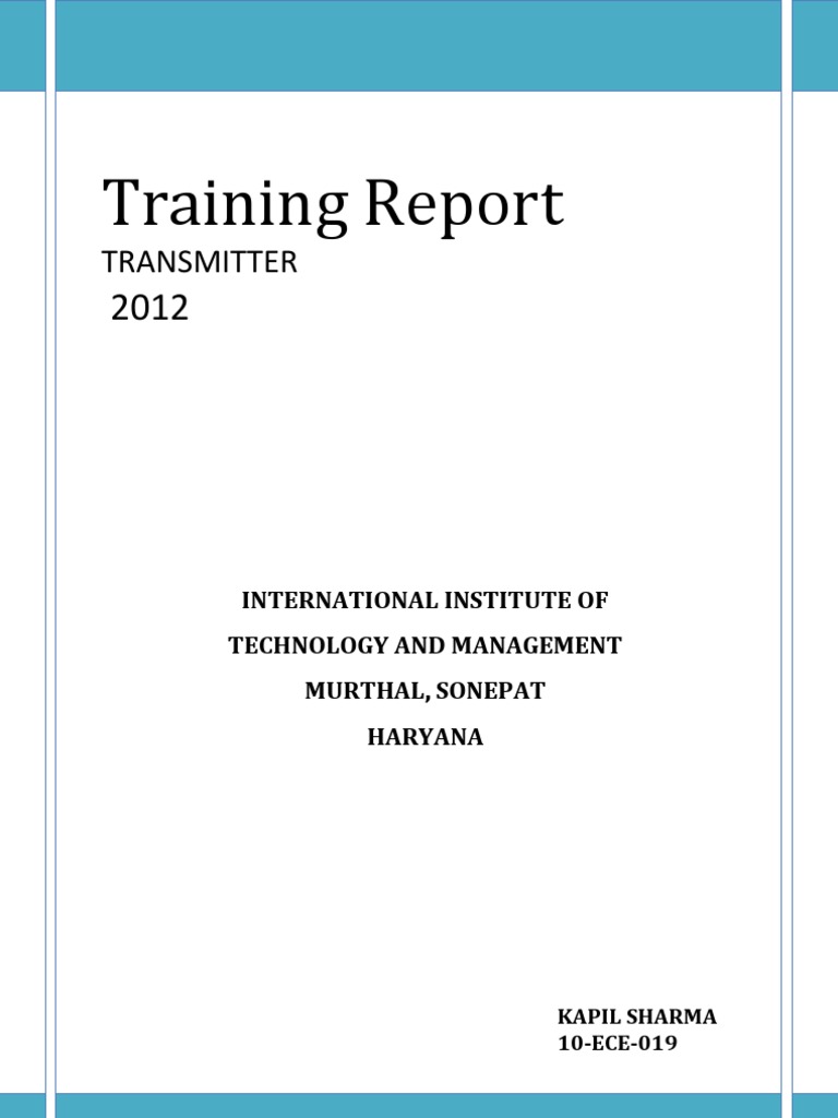 Engineering Training Summary | PDF | Technology & Engineering