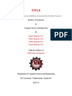 Mini Project Report Format