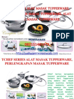 Tchef Series Alat Masak Tupperware, Perlengkapan Masak Tupperware