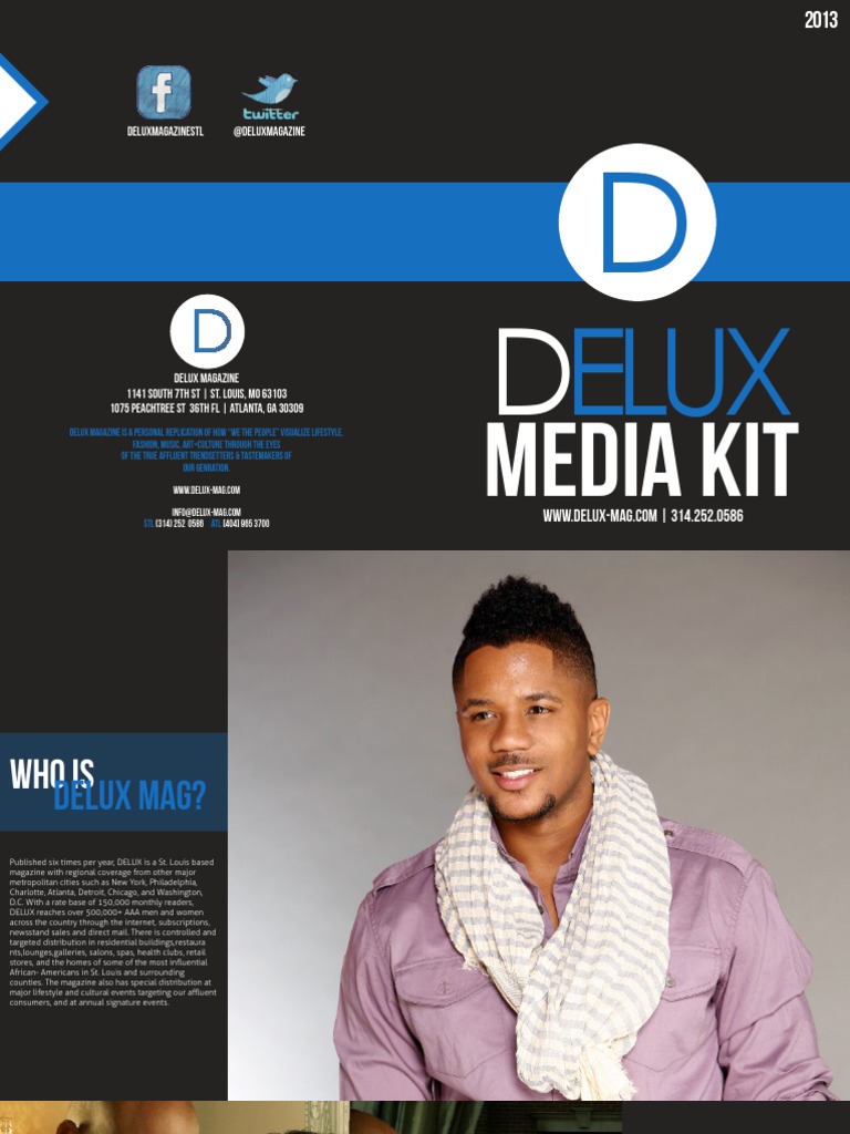 Media Kit: Deluxmagazinestl @deluxmagazine | PDF | Luxury Goods | Brand