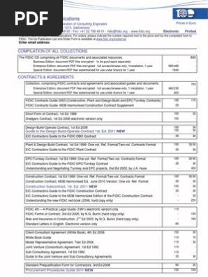 FIDIC Publications
