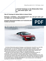 Nokian-Winterreifen Sind Die Testsieger in Den Winterreifen-Tests 2012 Von Auto Bild", Auto Motor Sport" Und Autostraßenverkehr"
