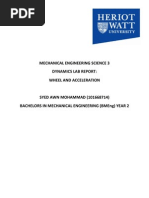 Download Lab Report of Dynamics by Umer Abbas SN111914297 doc pdf