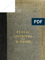 Contributions To The Apocryphal Literature - William Wright