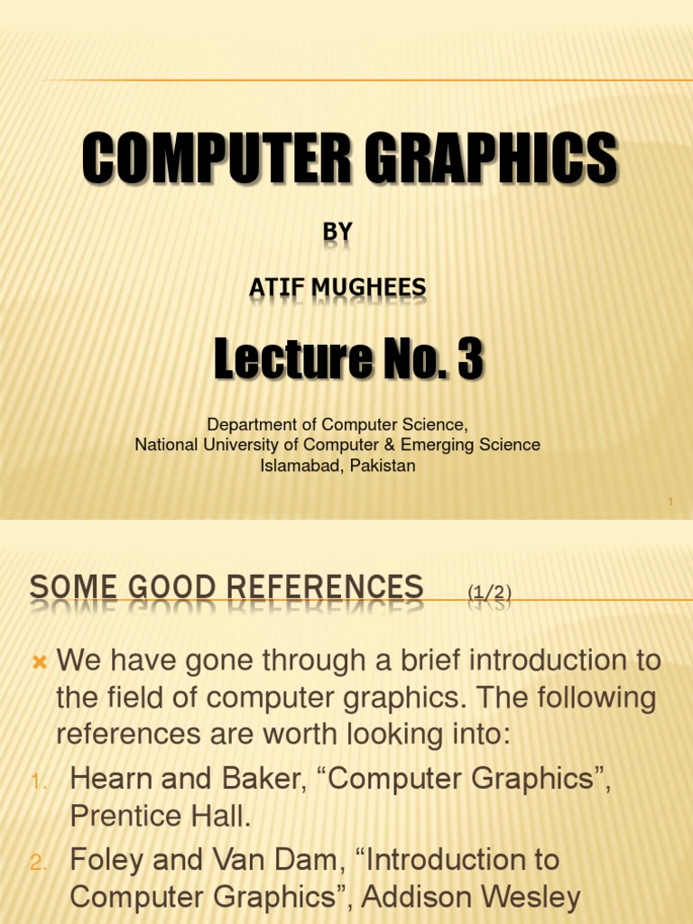 Computer Graphics Basics and OpenGL Guide | PDF | Computer Graphics ...