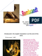 Rembrandt. Ps. Jaime Botello Valle
