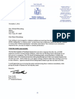 Avella Letter to Mayor (DOB Violations During Hurricane Sandy)