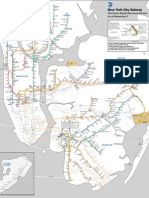 MTA Restored Subway Service Map As of Nov. 2