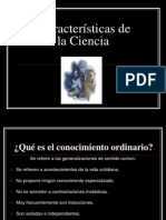 Caracterísitcas de La Ciencia