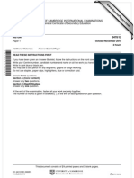 University of Cambridge International Examinations International General Certificate of Secondary Education