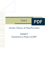 Unit I Alcohol Tobacco Drug Prevention