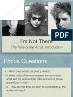 I M Not There: The Role of The Artist: Introduction