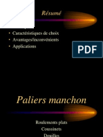 Paliers Manchon