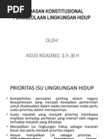 Download Landasan Konstitusional Dan Dinamika Legislasi Tentang Pengelolaan Lingkungan by Azo Kornelius SN111971752 doc pdf