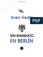 Sven Hedin - Sin Mandato en Berlìn
