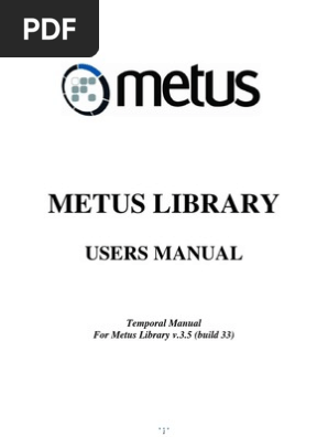 metuslibrary3-5manual-090825055041-phpapp01