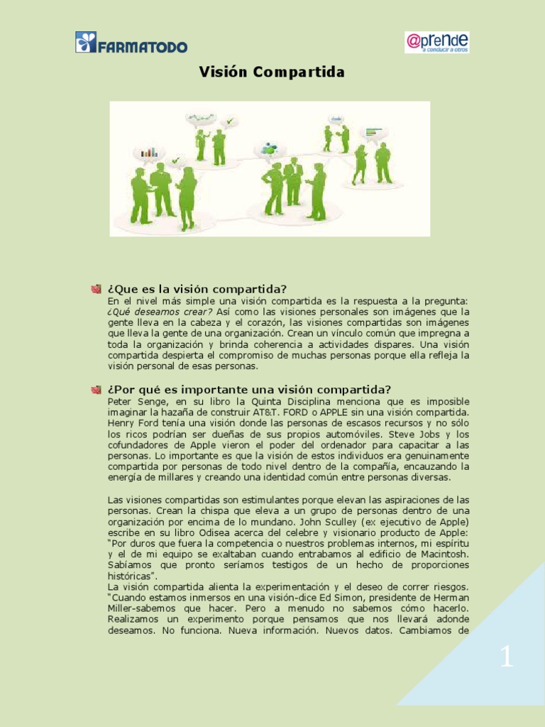 Creando una Visión Compartida en Educación | PDF | Apple Inc. | Liderazgo