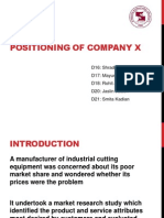 Positioning of Company X