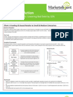 Analytics in Action - How Marketelligent Helped a B2B Retailer Minimize Bad Debts