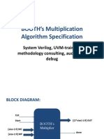 BOOTH’s Multiplication Algorithm Specification