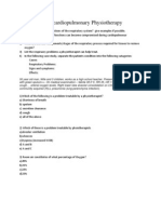 Introduction To Cardiopulmonary Physiotherapy