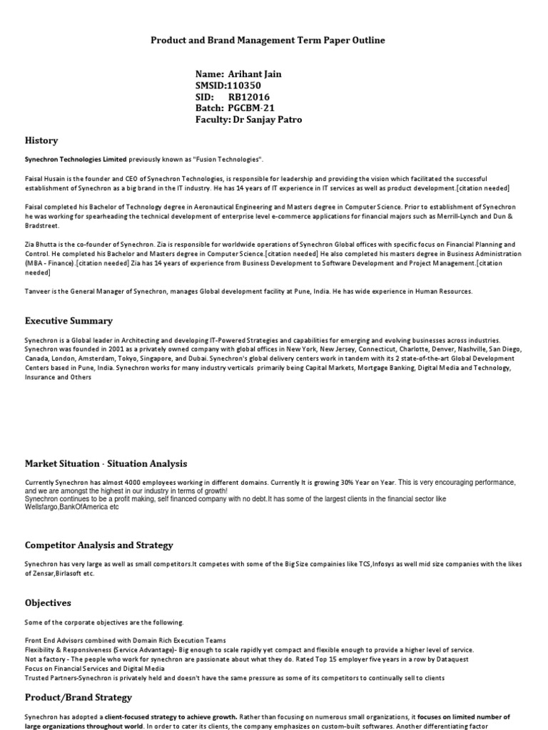 Brand management essay 04 picture