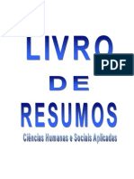 Livro Resumos - CIÊNCIAS Humanas e Sociais - 2012