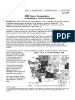 1996 County Comparisons: At-Risk Behaviors of Youth in Washington