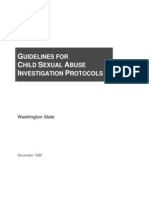 Guidelines for Child Sexual Abuse Investigation Protocols