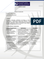 11 - Plano de Ensino - Psicologia Nas Organizações