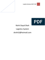 Logistics System - Rohit D Shah