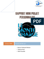 Rapport Mini Projet Personnalisé (Monte-charge)