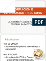 Formación e información tributaria sobre la administración pública paraestatal en México