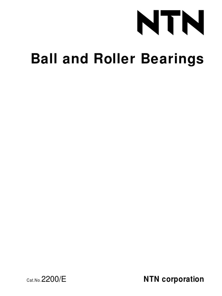 Ball and Roller Bearings | PDF | Bearing (Mechanical) | Mechanical ...