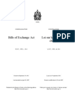 Canadian Bills of Exchange Act