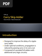 Carry Skip Adder